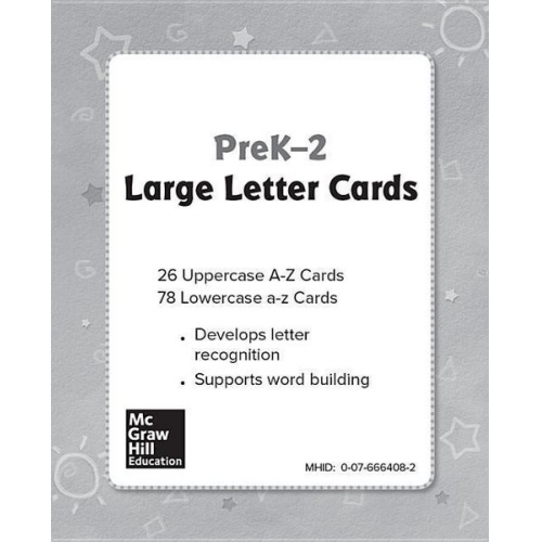 World of Wonders Grades K - 2 Large Letter Cards