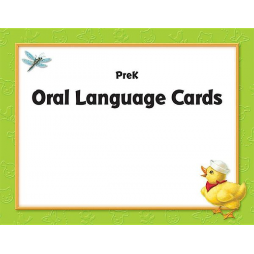 World of Wonders Grade Pre-K Oral Language Card Set