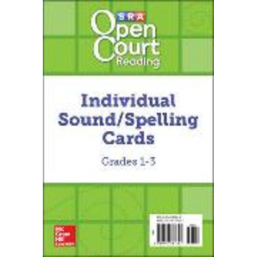 McGraw Hill - Open Court Reading Grades 1-3 Individual Sound/Spelling Cards