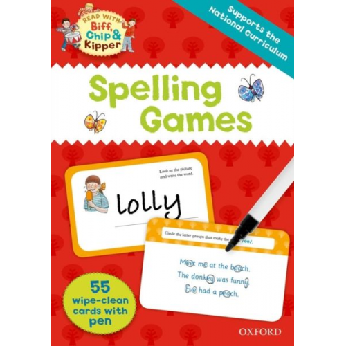 Annemarie Young Roderick Hunt - Oxford Reading Tree Read with Biff, Chip and Kipper: Spelling Games Flashcards