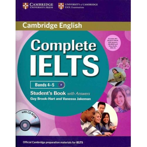 Guy Brook-Hart Vanessa Jakeman - Complete Ielts Bands 4-5 Student's Pack (Student's Book with Answers and Class Audio CDs (2))