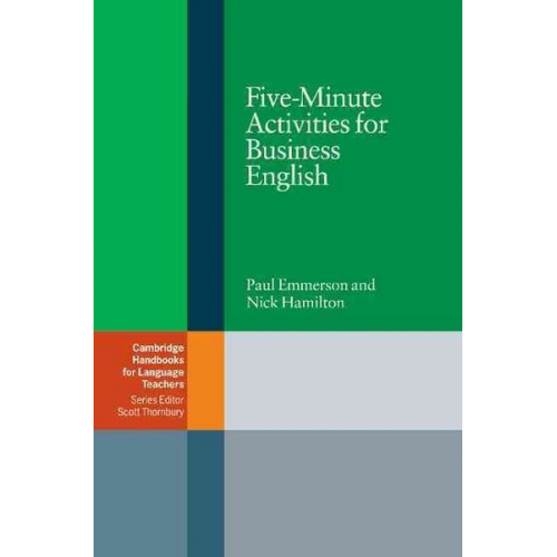 Paul Emmerson Nick Hamilton Emmerson Paul - Five-Minute Activities for Business English
