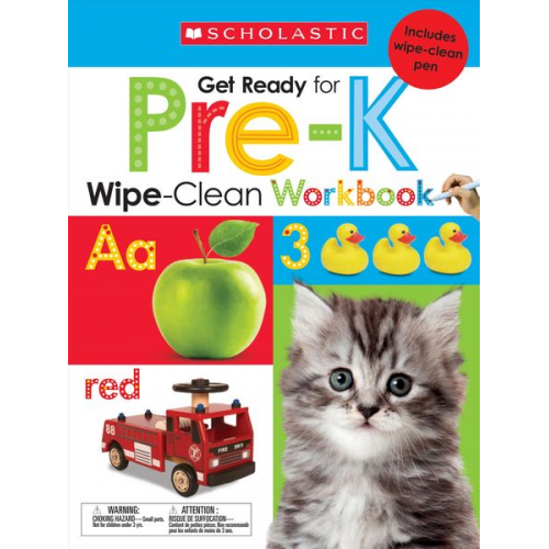 Scholastic - Get Ready for Pre-K Wipe-Clean Workbook: Scholastic Early Learners (Wipe-Clean)