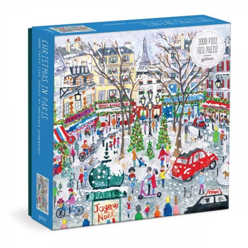 Michael Storrings Christmas in Paris. 1000 Piece Foil Puzzle