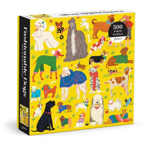 Fashionable Dogs. 500 Piece Puzzle