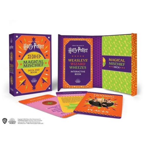 Harry Potter Weasley & Weasley Magical Mischief Deck and Book