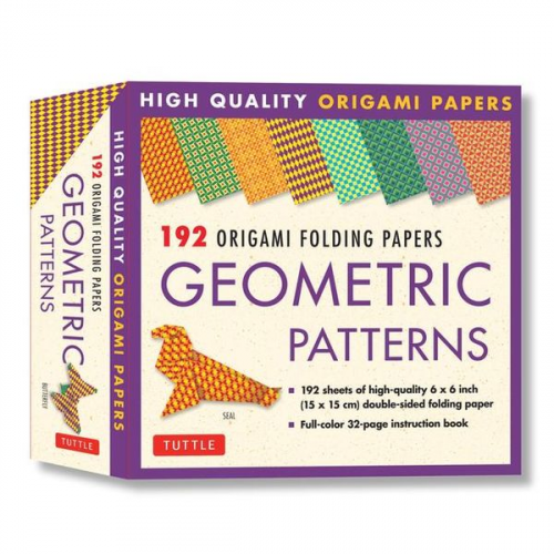 Origami Folding Papers - Geometric Patterns - 192 Sheets