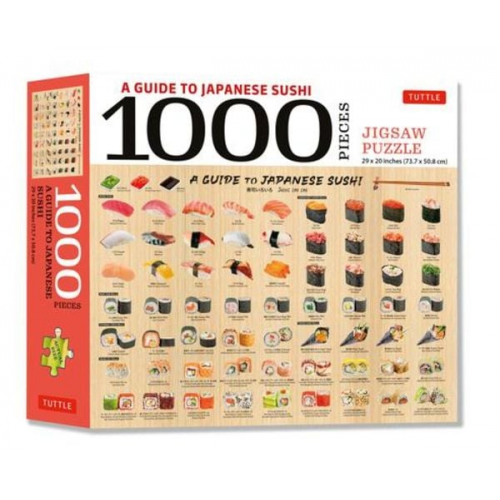 A Guide to Japanese Sushi - 1000 Piece Jigsaw Puzzle