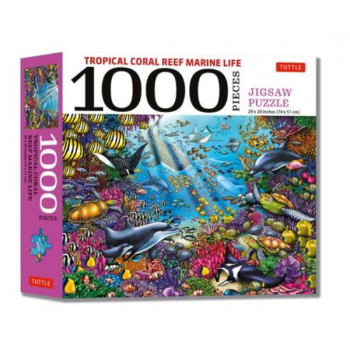 Tropical Coral Reef Marine Life - 1000 Piece Jigsaw Puzzle