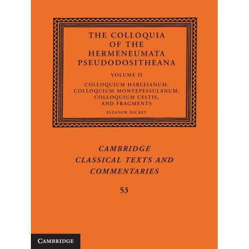 Eleanor (University of Reading) Dickey - The Colloquia of the Hermeneumata Pseudodositheana