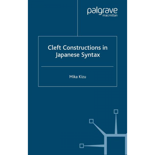 M. Kizu - Cleft Constructions in Japanese Syntax