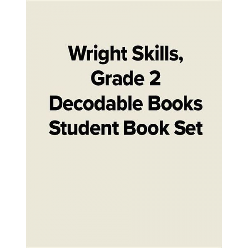 McGraw Hill - Wright Skills, Grade 2 Decodable Books Student Book Set