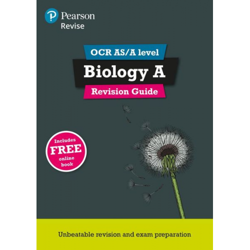 Colin Pearson Kayan Parker - Pearson REVISE OCR AS/A Level Biology: Revision Guide inc online edition - for 2025, 2026 exams