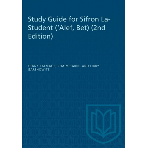 Frank Talmage Chaim Rabin Libby Garshowitz - Study Guide for Sifron La-Student ('Alef, Bet) (2nd Edition)