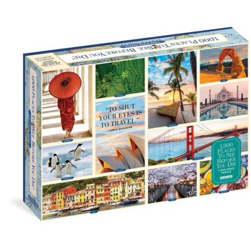 1,000 Places to See Before You Die 1,000-Piece Puzzle