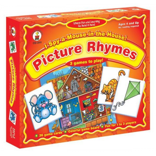 I Spy a Mouse in the House! Picture Rhymes Board Game