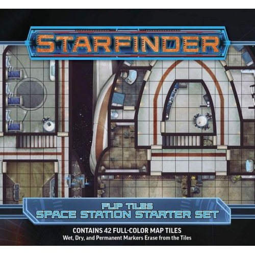 Pegasus PAI07501 - Starfinder Flip-Tiles: Space Station Starter Set