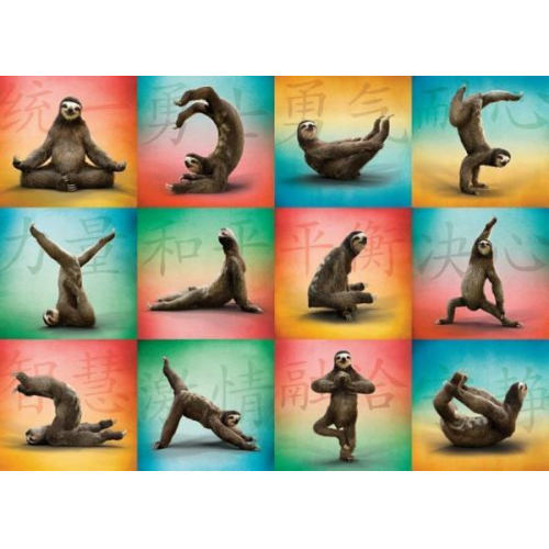 Sloth Yoga 1000-Piece Puzzle