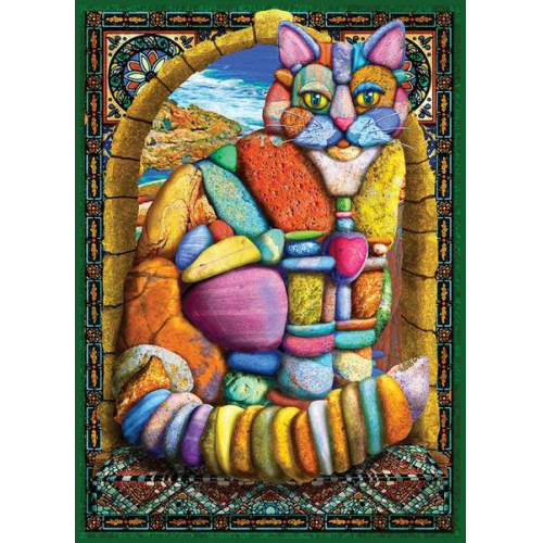 Cairn Stone Cat 1000-Piece Puzzle