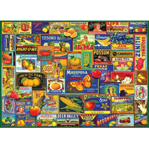 Fruits & Veggies 1000-Piece Puzzle