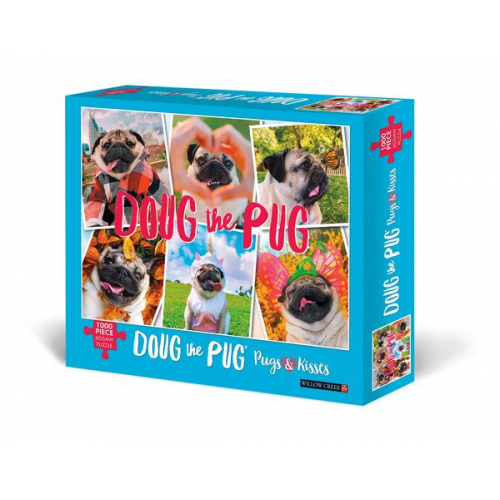 Doug the Pug: Pugs & Kisses 1000-Piece Puzzle