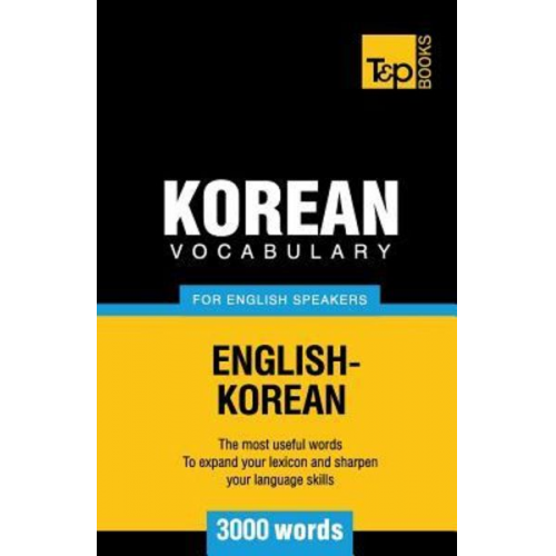 Andrey Taranov - Korean vocabulary for English speakers - 3000 words