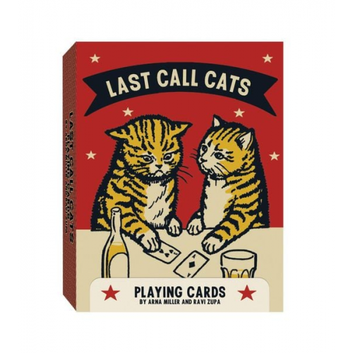 Last Call Cats Playing Cards