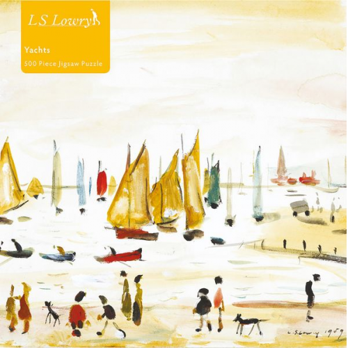 Adult Jigsaw Puzzle L.S. Lowry: Yachts (500 Pieces)