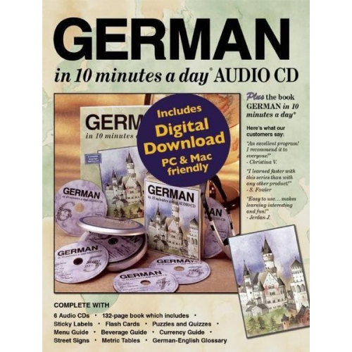 Kristine K. Kershul - German in 10 Minutes a Day Book + Audio