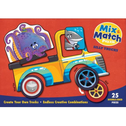 Mix & Match Puzzle: Silly Trucks