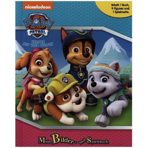 Paw Patrol, Spielbuch + 8-10 Spielfiguren + Spielmatte