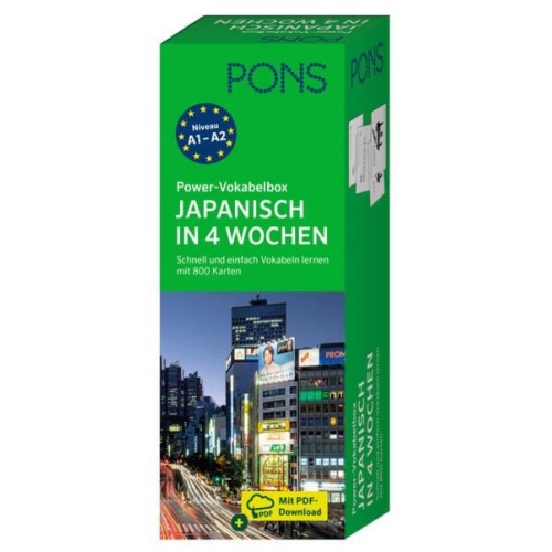 PONS Power-Vokabelbox Japanisch in 4 Wochen