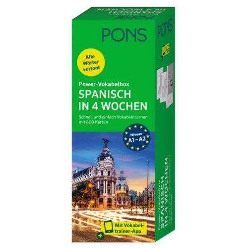 PONS Power-Vokabelbox Spanisch in 4 Wochen