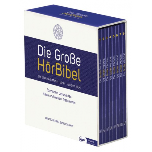 Die Große HörBibel. Ungekürzte, szenische Lesung. 8 MP3-CDs