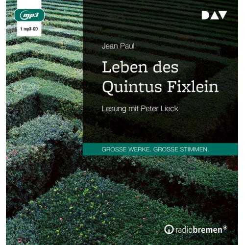 Jean Paul - Leben des Quintus Fixlein