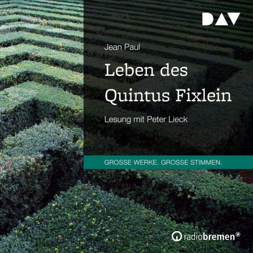 Jean Paul - Leben des Quintus Fixlein