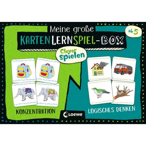 Clever spielen - Meine große KartenLernSpiel-Box - Konzentration/Logisches Denken