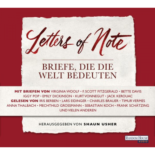 Letters of Note - Briefe, die die Welt bedeuten