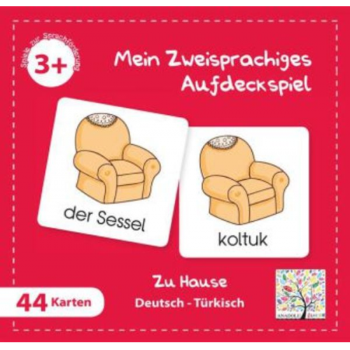 Mein Zweisprachiges Aufdeckspiel, Zu Hause, Türkisch (Kinderspiel)