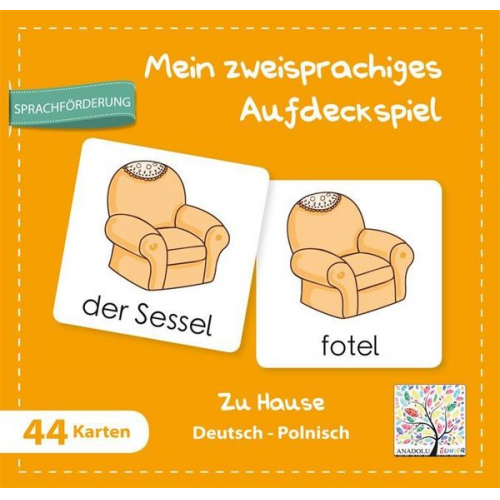 Mein zweisprachiges Aufdeckspiel, Zu Hause Deutsch-Polnisch (Kinderspiel)