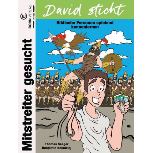 David sticht. Mitstreiter gesucht - Bibelquartett