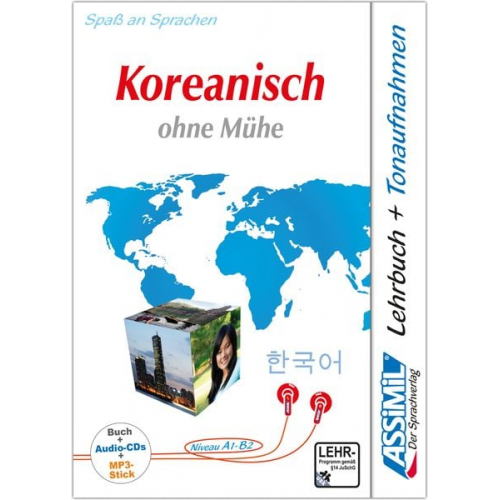 ASSiMiL Koreanisch ohne Mühe - Audio-Plus-Sprachkurs - Niveau A1-B2