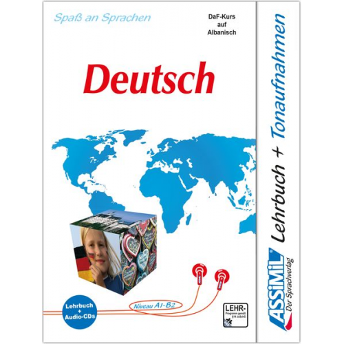 ASSiMiL Gjermanishtja - Deutschkurs in albanischer Sprache - Audio-Sprachkurs - Niveau A1- B2