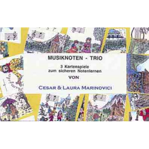 Musiknoten-Trio (Kartenspiele)