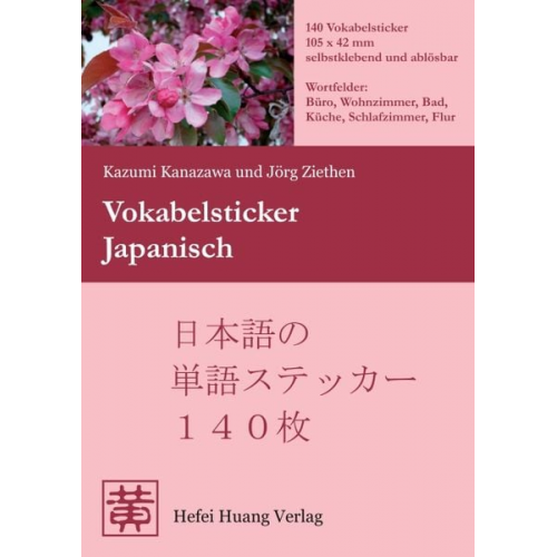 Kazumi Kanazawa Jörg Ziethen - Vokabelsticker Japanisch