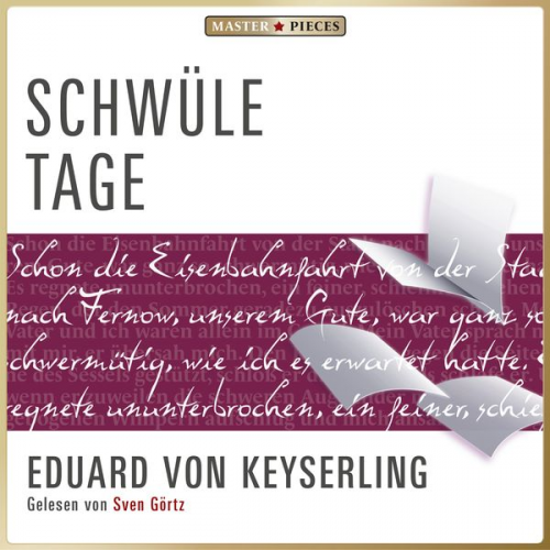 Eduard Keyserling - Schwüle Tage