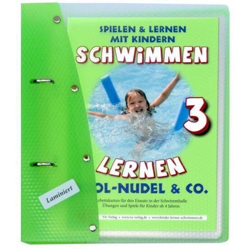 Schwimmen lernen 3: Pool-Nudel, laminiert