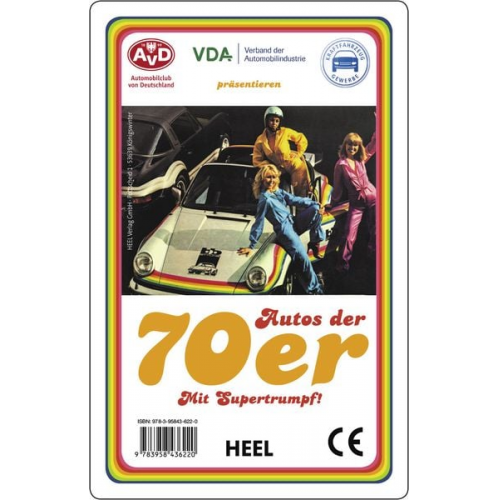 Quartett: Autos der 70er Kartenspiel