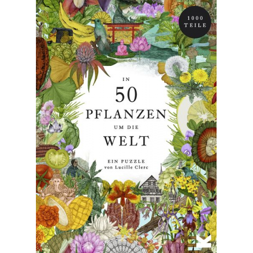 Laurence King Verlag - In 50 Pflanzen um die Welt, 1000 Teile