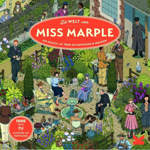 Laurence King Verlag - Die Welt von Miss Marple, 1000 Teile